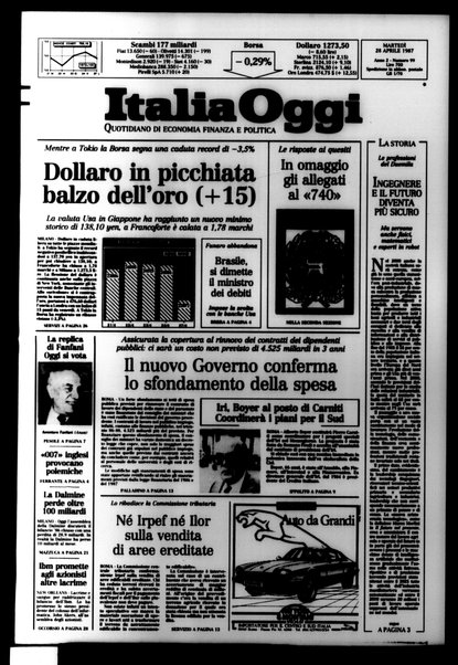 Italia oggi : quotidiano di economia finanza e politica